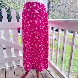 Christopher & Banks Floral Maxi Skirt 6 FREE SHIP